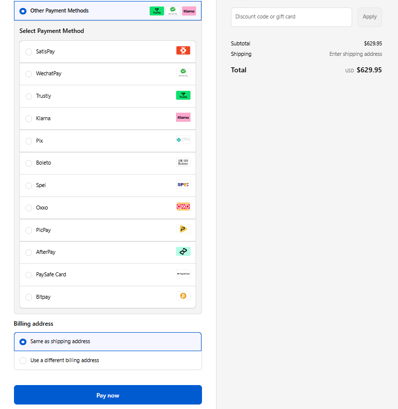 Shopify Embedded Multi-APMs: Screenshots (continued)