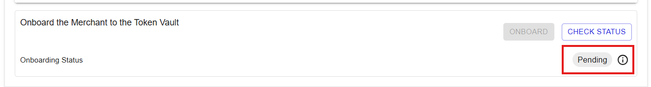 Onboarding Status Updated to Pending