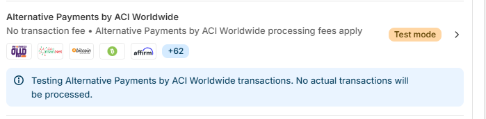 Shopify Embedded Multi-APMs: Screenshots