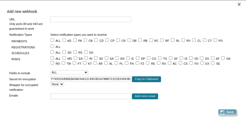 Shopify Embedded Multi-APMs: Steps to configure webhooks (continued)